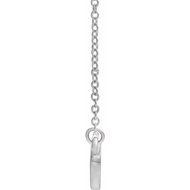 14k-white-natural-emerald-heart-16"-necklace