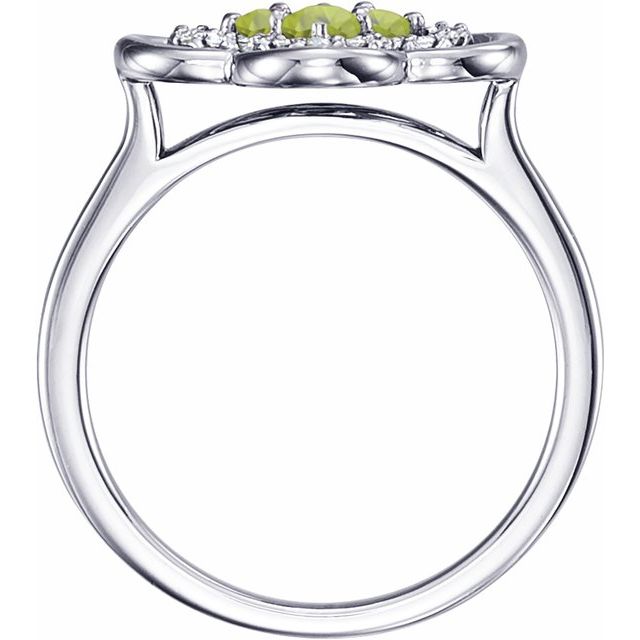 14k-white-natural-peridot-&-1/10-ctw-natural-diamond-ring