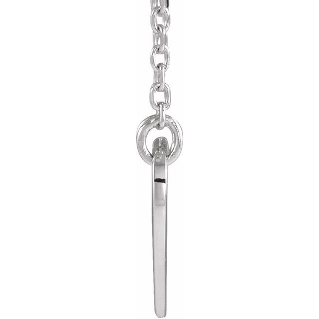 14k-white-pierced-cross-heart-16-18"-necklace