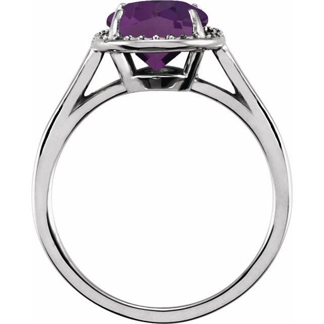14k-white--natural-amethyst-&-.06-ctw-natural-diamond-ring