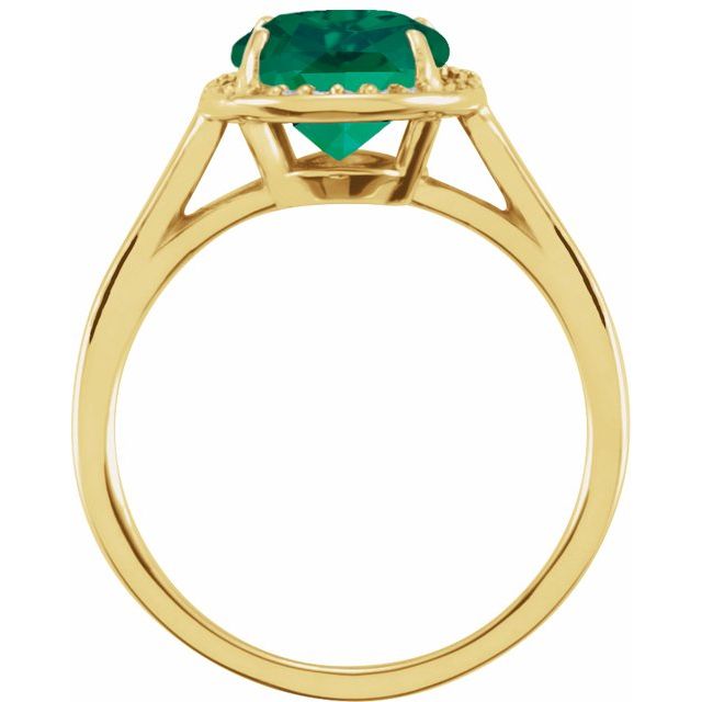 14k-yellow-gold--lab-grown-emerald-&-.06-ctw-natural-diamond-ring