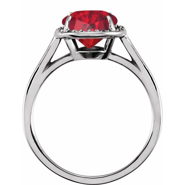 14k-white-gold--lab-grown-ruby-&-.06-ctw-natural-diamond-ring