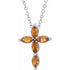 14k-white-natural-citrine-cross-16-18"-necklace