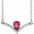 14k-white-natural-pink-tourmaline-&-.06-ctw-natural-diamond-16"-necklace