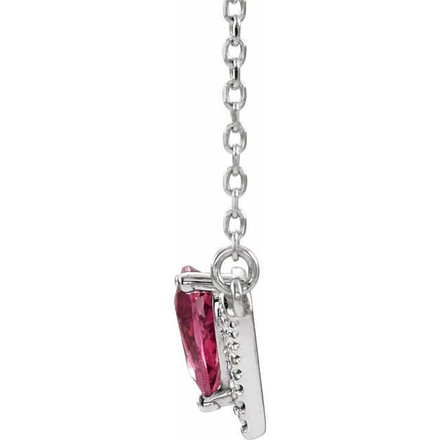 14k-white-natural-pink-tourmaline-&-.06-ctw-natural-diamond-16"-necklace