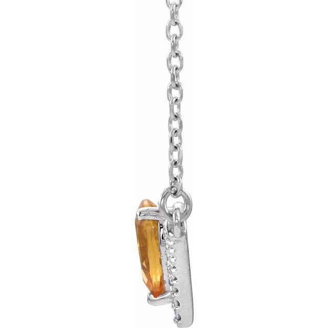 14k-white-natural-citrine-&-.06-ctw-natural-diamond-16"-necklace