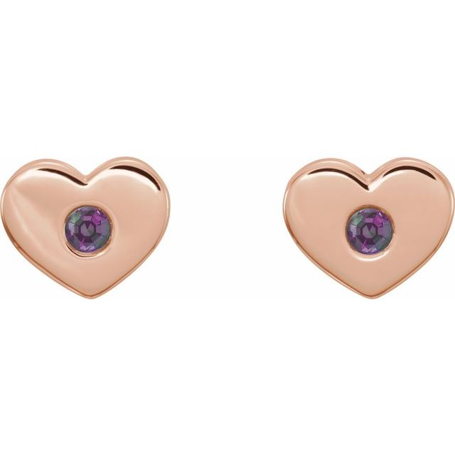 14k-rose-gold-lab-grown-alexandrite-heart-earrings