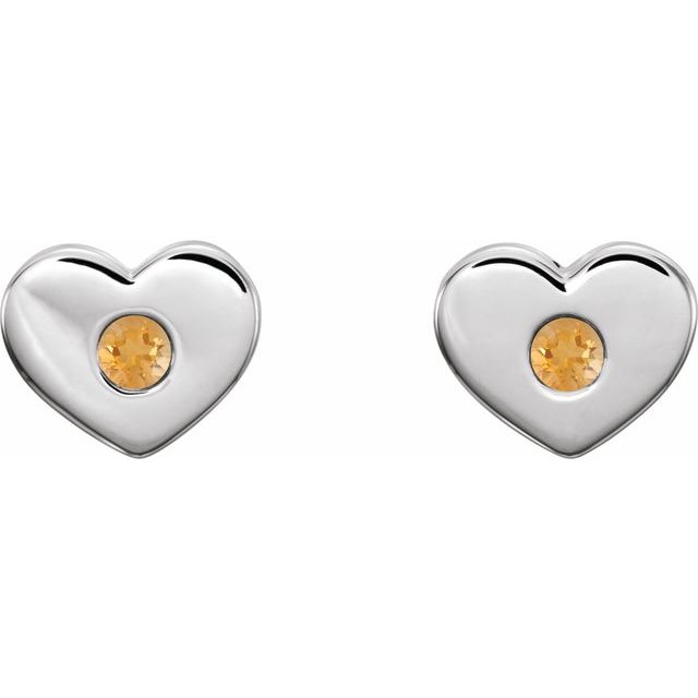 14k-white-natural-citrine-heart-earrings