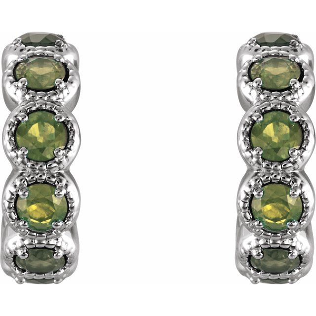 14k-white-natural-peridot-hoop-earrings