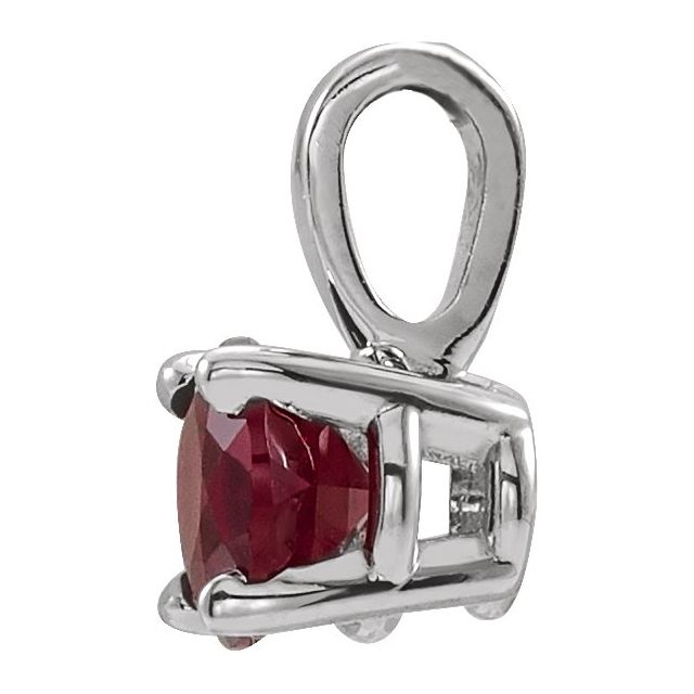 sterling-silver--imitation-ruby-pendant