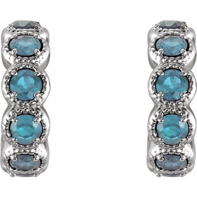 14k-white-natural-blue-zircon-hoop-earrings