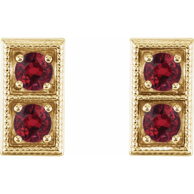 14k-yellow-lab-grown-ruby-two-stone-earrings