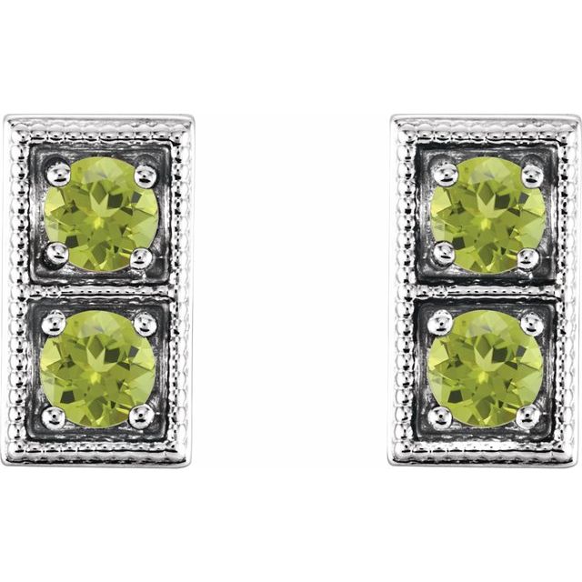 14k-white-natural-peridot-two-stone-earrings