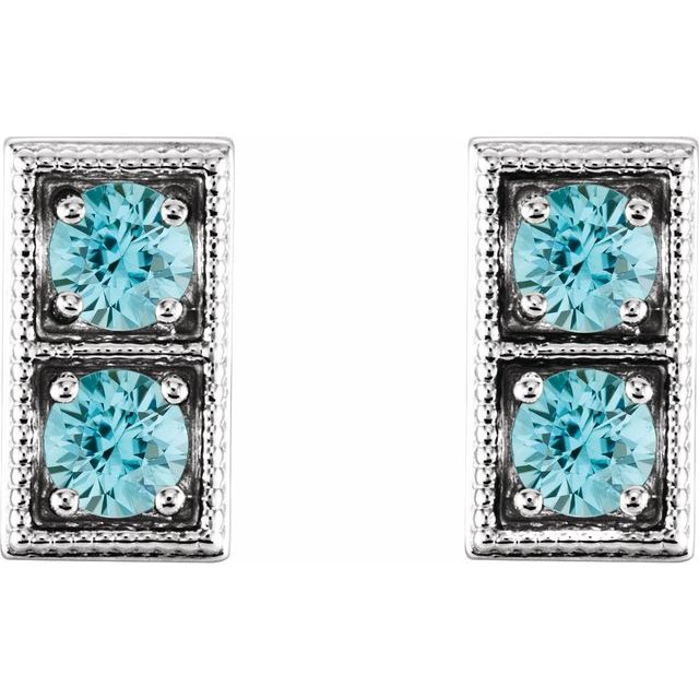 14k-white-natural-blue-zircon-two-stone-earrings