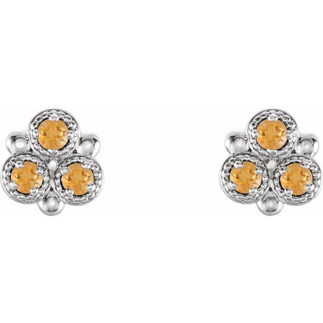 14k-white-natural-citrine-three-stone-earrings