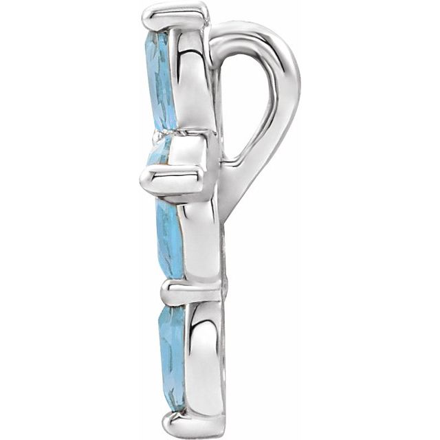 14k-white-natural-aquamarine-cross-pendant