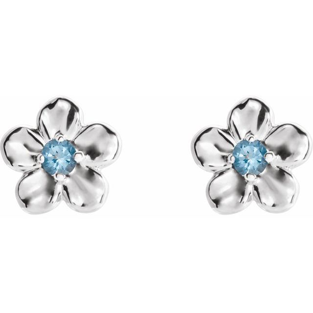 14k-white-imitation-aquamarine-march-birthstone-flower-earrings