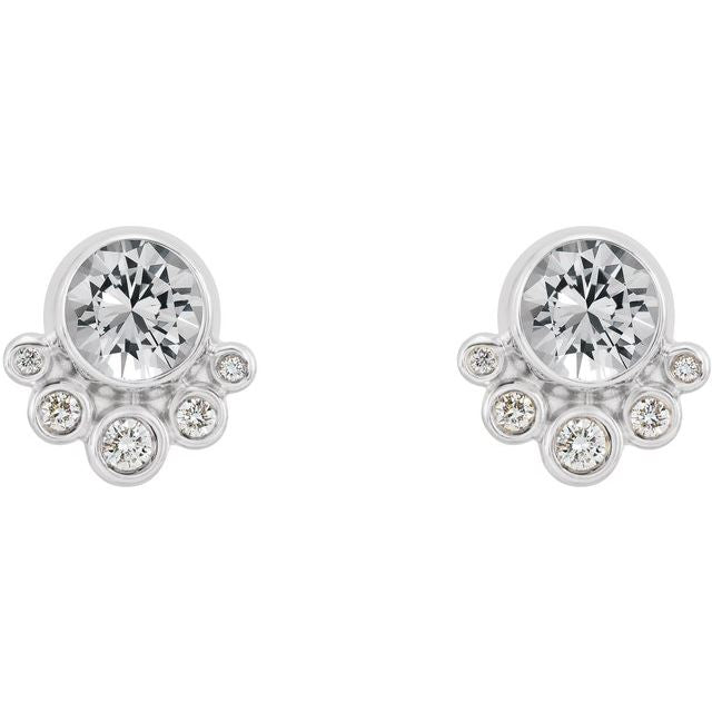 14k-white-natural-white-sapphire-&-1/8-ctw-natural-diamond-earrings