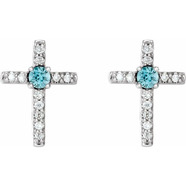 sterling-silver-natural-blue-zircon-&-.05-ctw-natural-diamond-cross-earrings