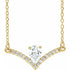 14k-yellow-3/8-ctw-natural-diamond-16"-necklace