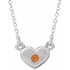 14k-white-natural-citrine-heart-16"-necklace
