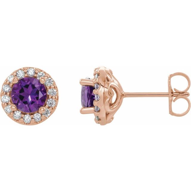 14K Yellow Gold|Natural Emerald|4 mm