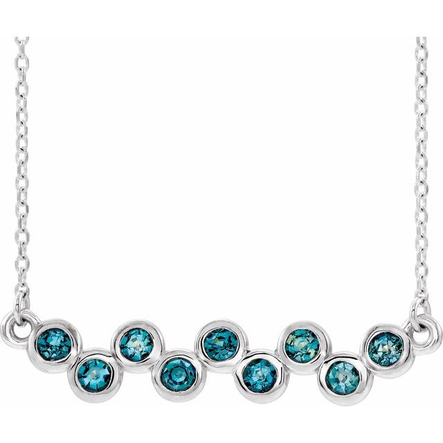14k-white-natural-aquamarine-bezel-set-bar-16-18"-necklace