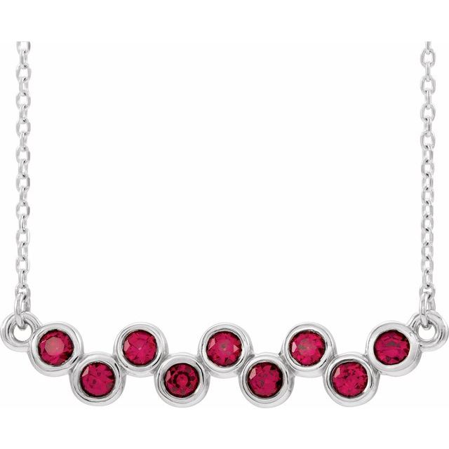 14k-white-natural-ruby-bezel-set-bar-16-18"-necklace