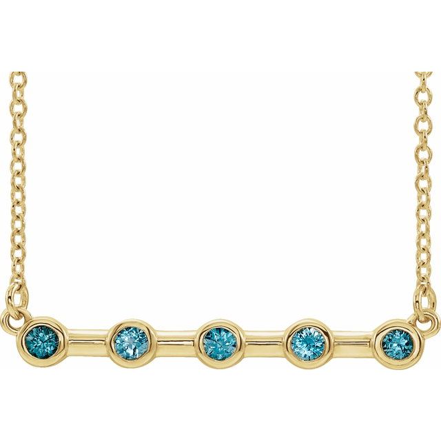 14k-yellow-natural-blue-zircon-bezel-set-bar-18"-necklace