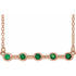 14k-rose-lab-grown-emerald-bezel-set-bar-18"-necklace
