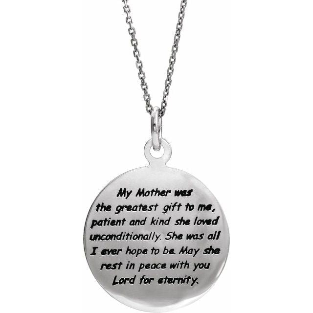 sterling-silver-loss-of-a-mother-18"-necklace