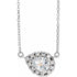 14k-white--natural-white-sapphire-&-1/8-ctw-natural-diamond-16"-necklace