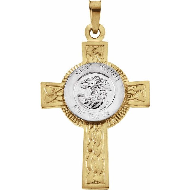 sterling-silver-st.-michael-cross-24"-necklace