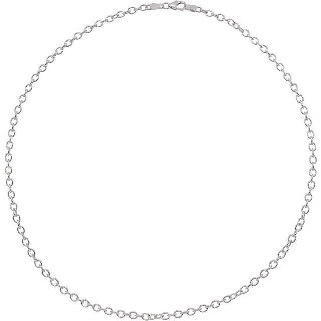 14k-white--oval-cable-18"-chain
