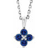 sterling-silver-imitation-blue-sapphire-youth-16-18"-necklace
