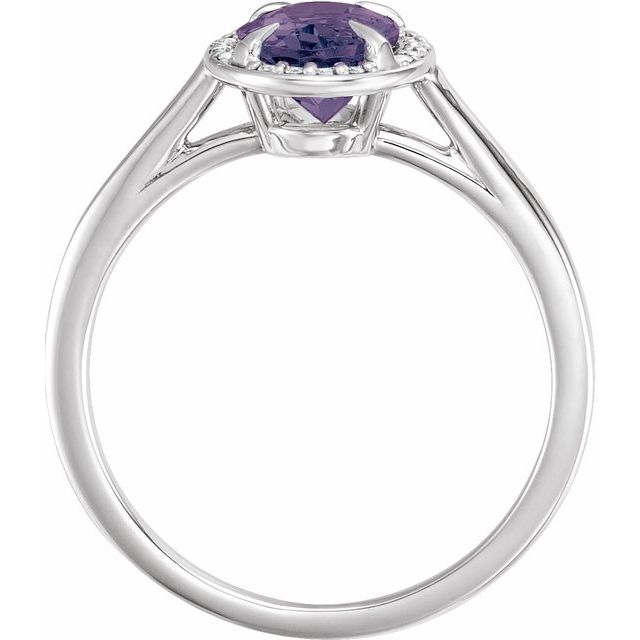 14k-white-gold--lab-grown-alexandrite-&-.04-ctw-natural-diamond-ring