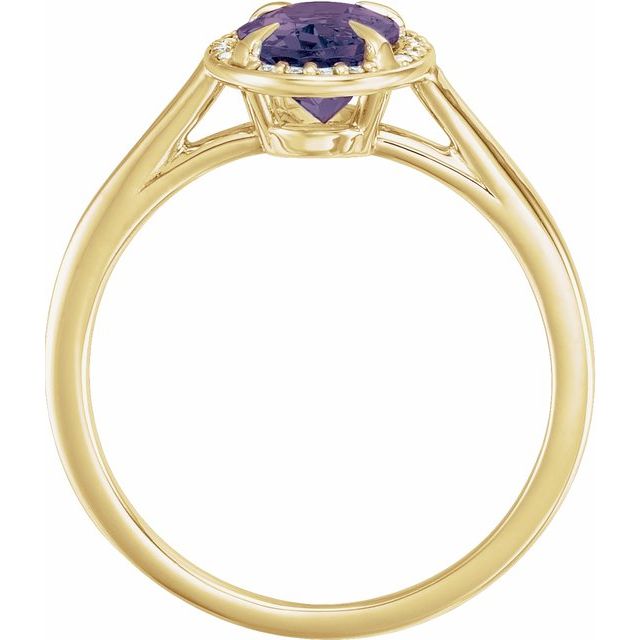 14k-yellow-gold--lab-grown-alexandrite-&-.04-ctw-natural-diamond-ring