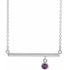 14k-white-lab-grown-alexandrite-bezel-set-bar-16"-necklace