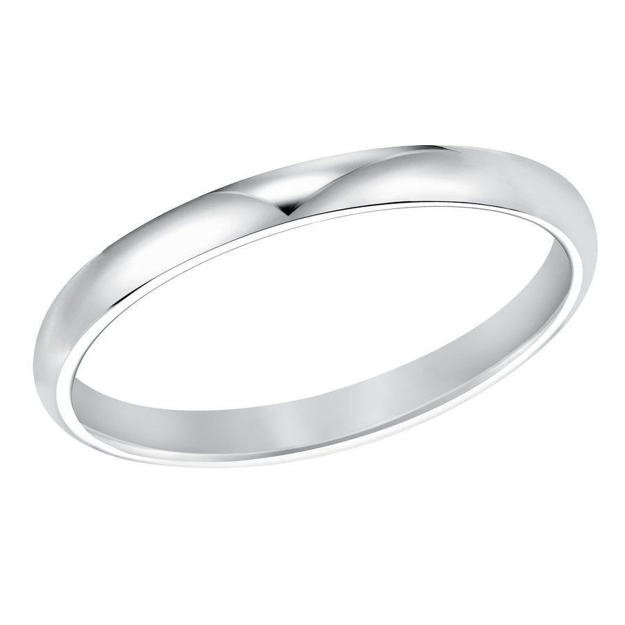 This low-dome, comfort fit band features a high polished finish for a timeless look that will last a lifetime.