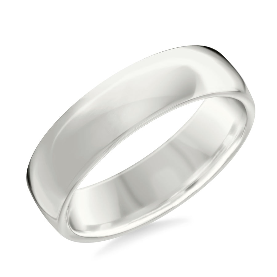 4MM Comfort Fit Band with a Euro Profile and Brushed Finish
