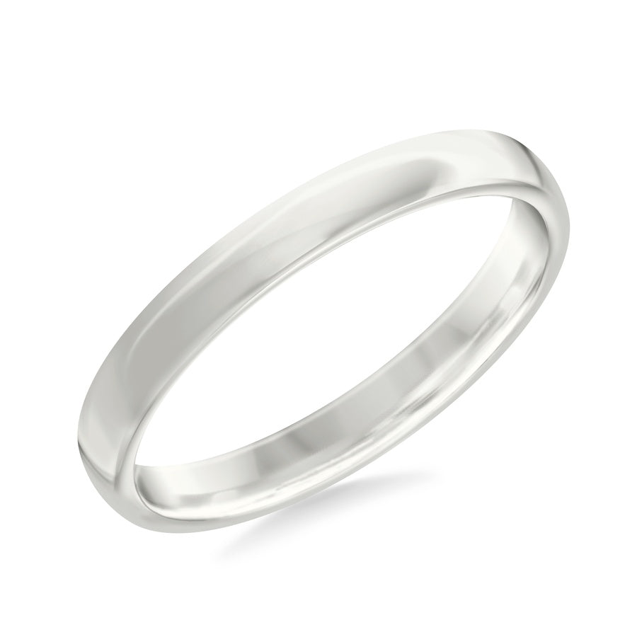 3MM Comfort Fit Band with a Euro Profile and Polished Finish