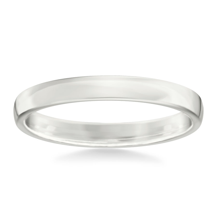 3MM Comfort Fit Band with a Euro Profile and Polished Finish