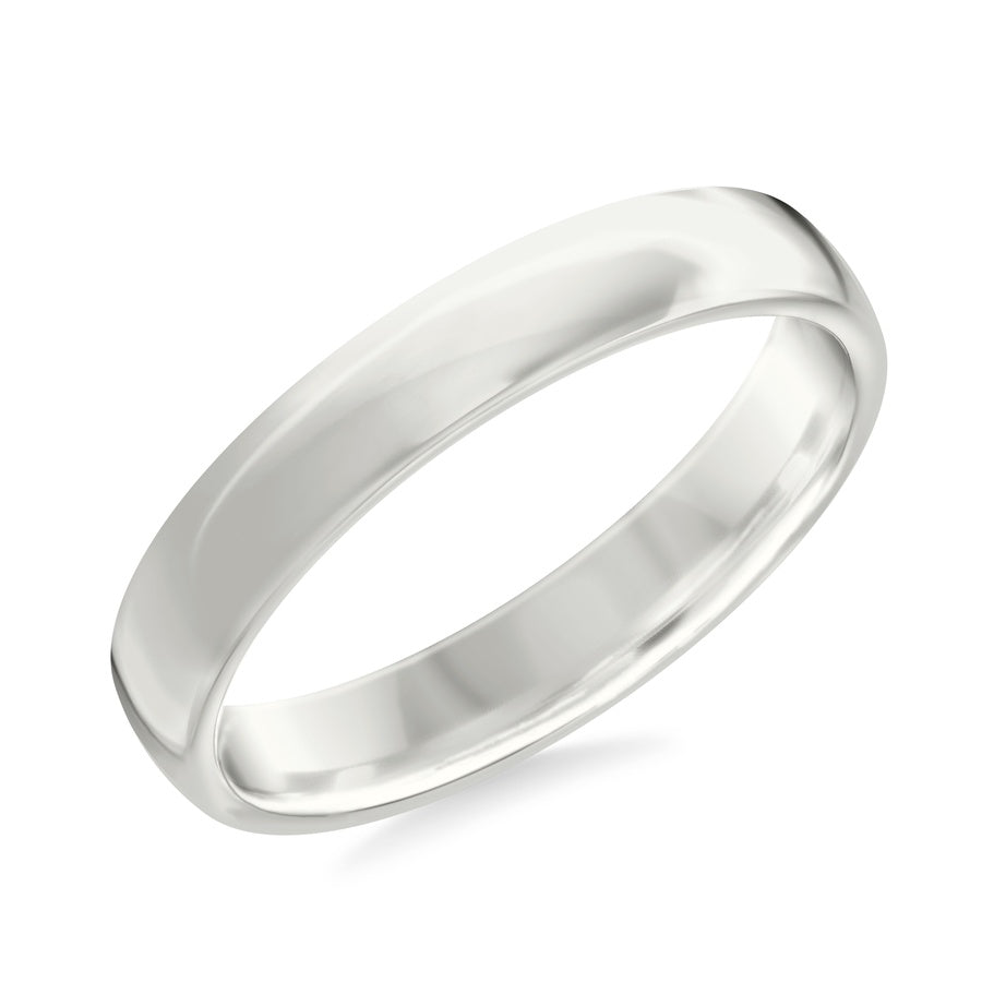 4MM Comfort Fit Band with a Euro Profile and Polished Finish