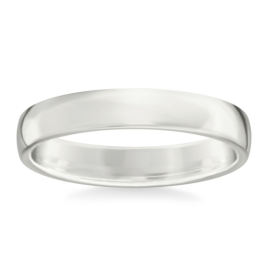 4MM Comfort Fit Band with a Euro Profile and Polished Finish