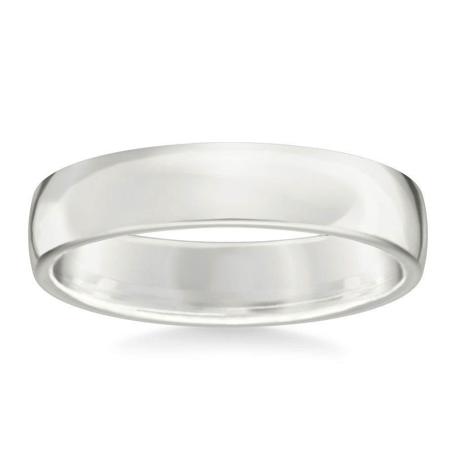 5MM Comfort Fit Band with a Euro Profile and Polished Finish
