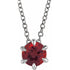 14k-white--natural-mozambique-garnet-solitaire-16-18"-necklace