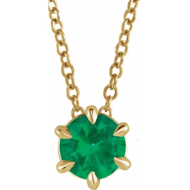 14k-yellow-gold-lab-grown-emerald-16-18-in