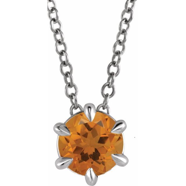 14k-white--natural-citrine-solitaire-16-18"-necklace
