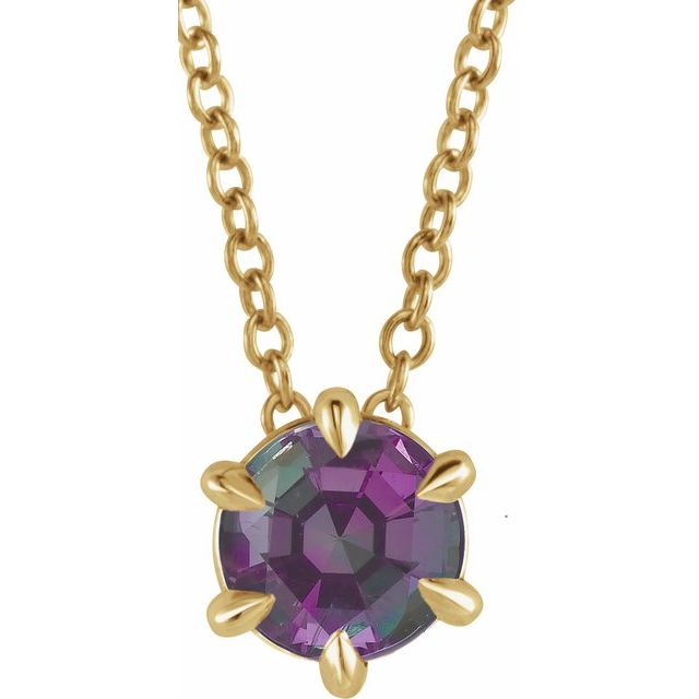 14k-yellow-gold-lab-grown-alexandrite-16-18-in