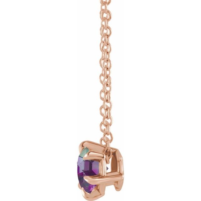 14k-rose-gold--lab-grown-alexandrite-solitaire-16-18"-necklace
